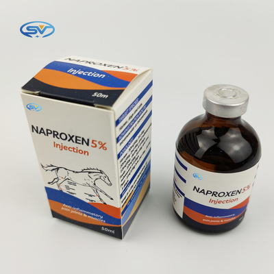 5% Naproxen 50Mg/ML Médicaments injectables vétérinaires anti-inflammatoire soulagent la fièvre